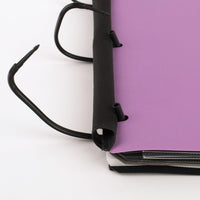 Five Star Flex Hybrid NoteBinder, 1 Inch Binder with Tabs, Customizable Cover, Notebook and 3-Ring Binder All-in-One, Purple (29326AB6)