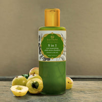Just Herbs Javakusum Hair Oil, 100ml+Just Herbs 8 in 1 Root Nourishing Amla Neem Shampoo, 200ml