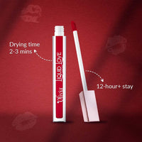 Oliva Liquid Lipstick, 12HR Long-lasting Matte Lipstick, Non Transfer, High Coverage, Water & Smudge Proof, Light Weight & Cruelty-Free - 2ml (Chilli Pepper 3)