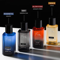 FIEN 007 Perfume for Men | Oriental Oud Scent | 12 Hrs Long Lasting | mCaffeine Fien Perfume | Fien Eau De Parfum with Oud, Sandal & Musk | perfume for men | Solid mCaffeine Premium & Luxurious Perfume - 100ml
