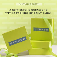 HYPHEN Daily Glow Essentials Gift Kit for Women with Complete Skin Care Routine | Anniversary, Birthday Gift Set with Face Serum, Moisturizing Sunscreen Spf & Lip Balm for Daily Glow