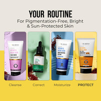 Dr. Sheth's Kesar & Kojic Acid Oil-Free Sunscreen SPF 50+ PA++++|Clinically Tested- (In -Vivo)| Reduces Pigmentation & Provides Healthy Glow | For Oily Skin | Lightweight, Non Greasy | UVA/UVB & Blue Light & IR Protection | No white cast | 50 g