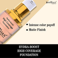 Shryoan Hydra-boost High Coverage Foundation| For Long Lasting Glow & Matte Finish with Full Coverage Foundation (30gm) (Shade 05)