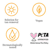 O3+ Vitamin C Facial Kit Depigmentation Single use Kit with Peel Off Mask, 45g & O3+ ALPHA MEN Acno D-TAN Scrub With Hyaluronic & Mint 50g - Detan Scrub for TAN removal Combo