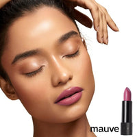 Ruby's Organics Semi-Matte Lipstick for Women All Indian Tones, Highly Pigmented, Moisturizing, Non Drying, Lightweight and Long Lasting Formula, Lip Makeup, Synthetic Chemical-Free, Mauve, 3.7g