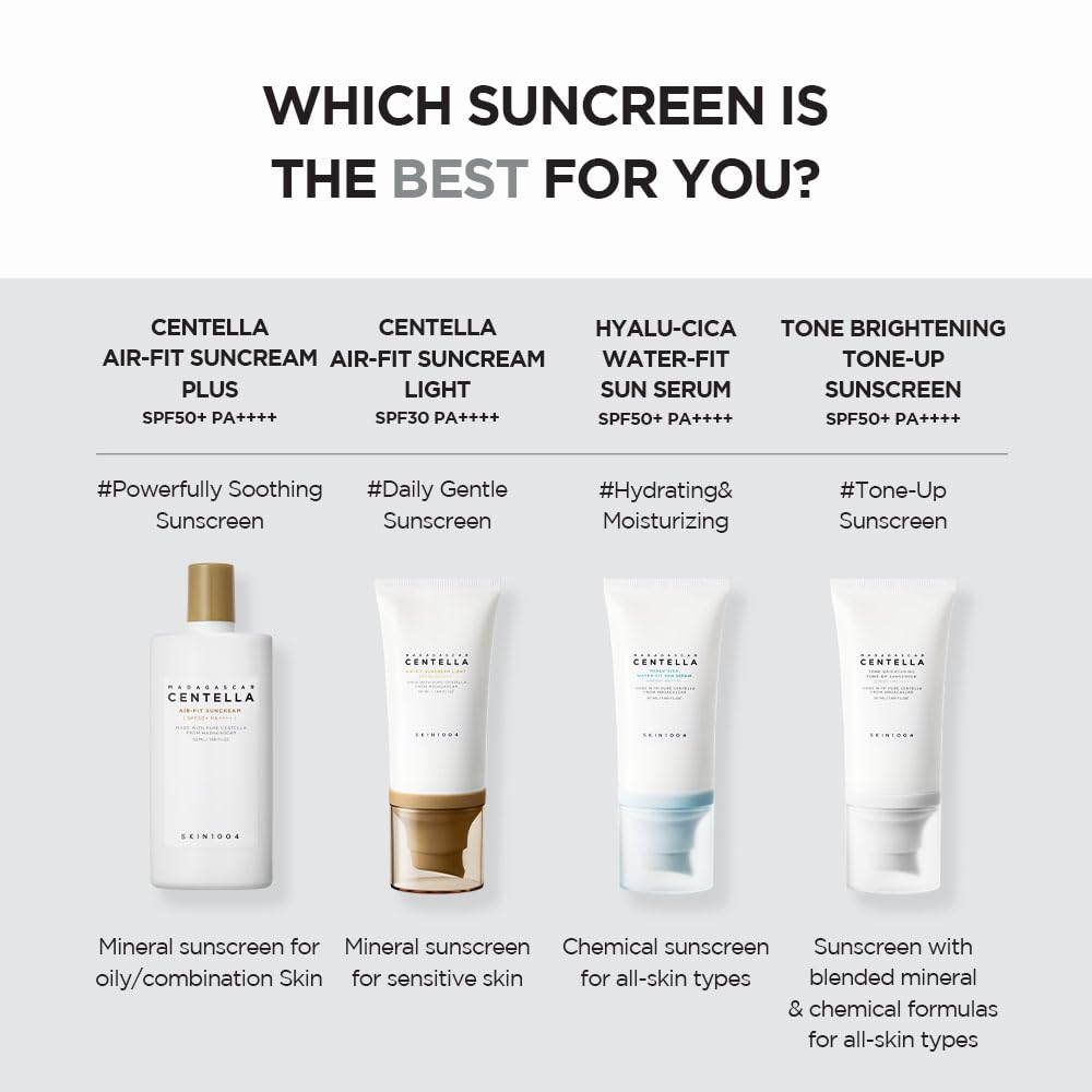 SKIN1004 Madagascar Centella Tone All Skin Brightening Tone-Up Sunscreen 50ml,50 SPF