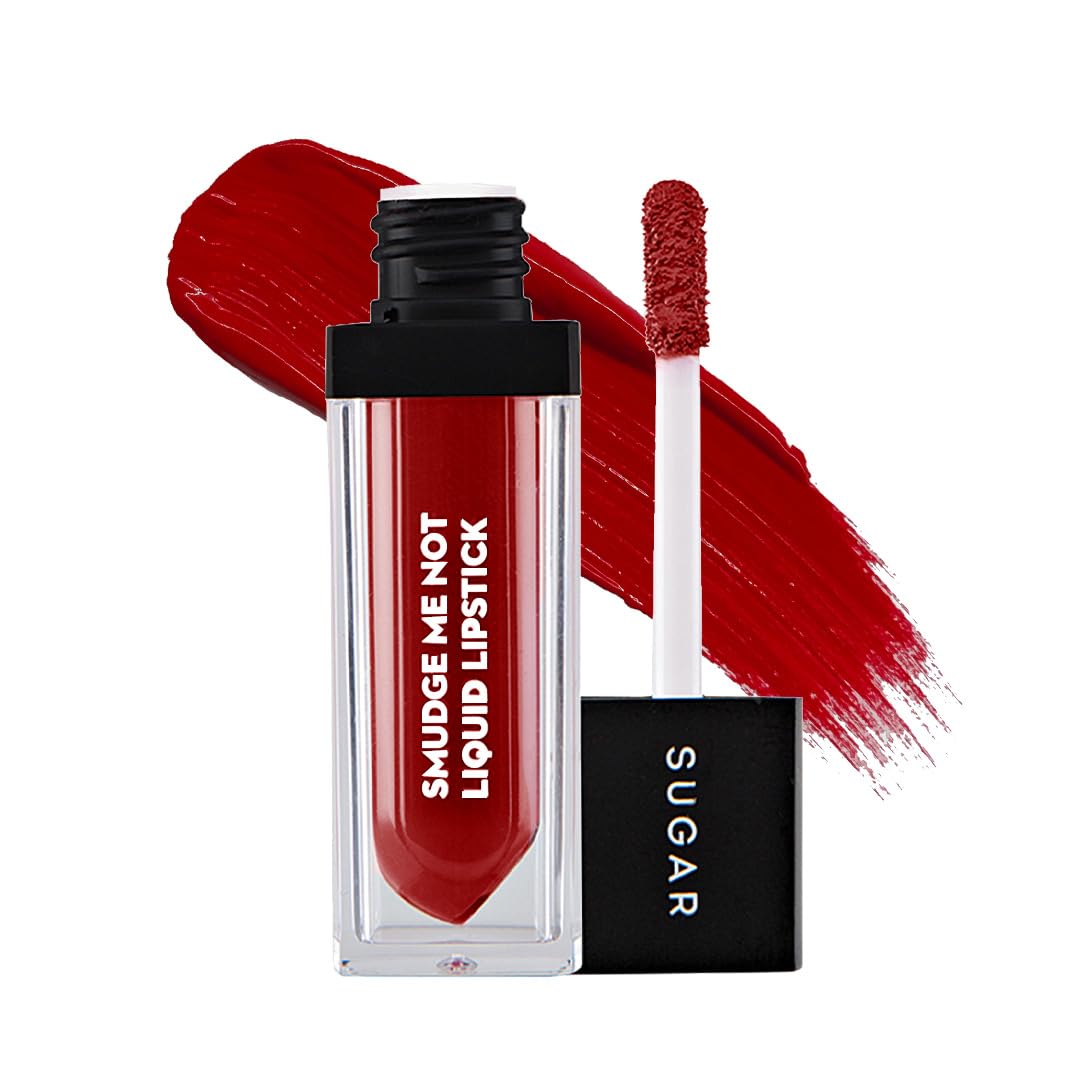 SUGAR Cosmetics Smudge Me Not Mini Matte Liquid Lipstick|Lasts Upto 12 Hrs | Transferproof&Waterproof&Sugar Ace Of Face Foundation Stick With Brush | Lasts 24Hrs | Full Coverage Foundation For Women