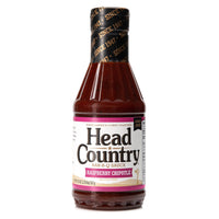 Head Country Bar-B-Q Sauce, Raspberry Chipotle | Soy Free, Gluten Free Barbecue Sauce With No Added Preservatives | Sweet & Smoky Championship BBQ Sauce For Chicken, Pork & More | 20 Ounce, Pack of 1