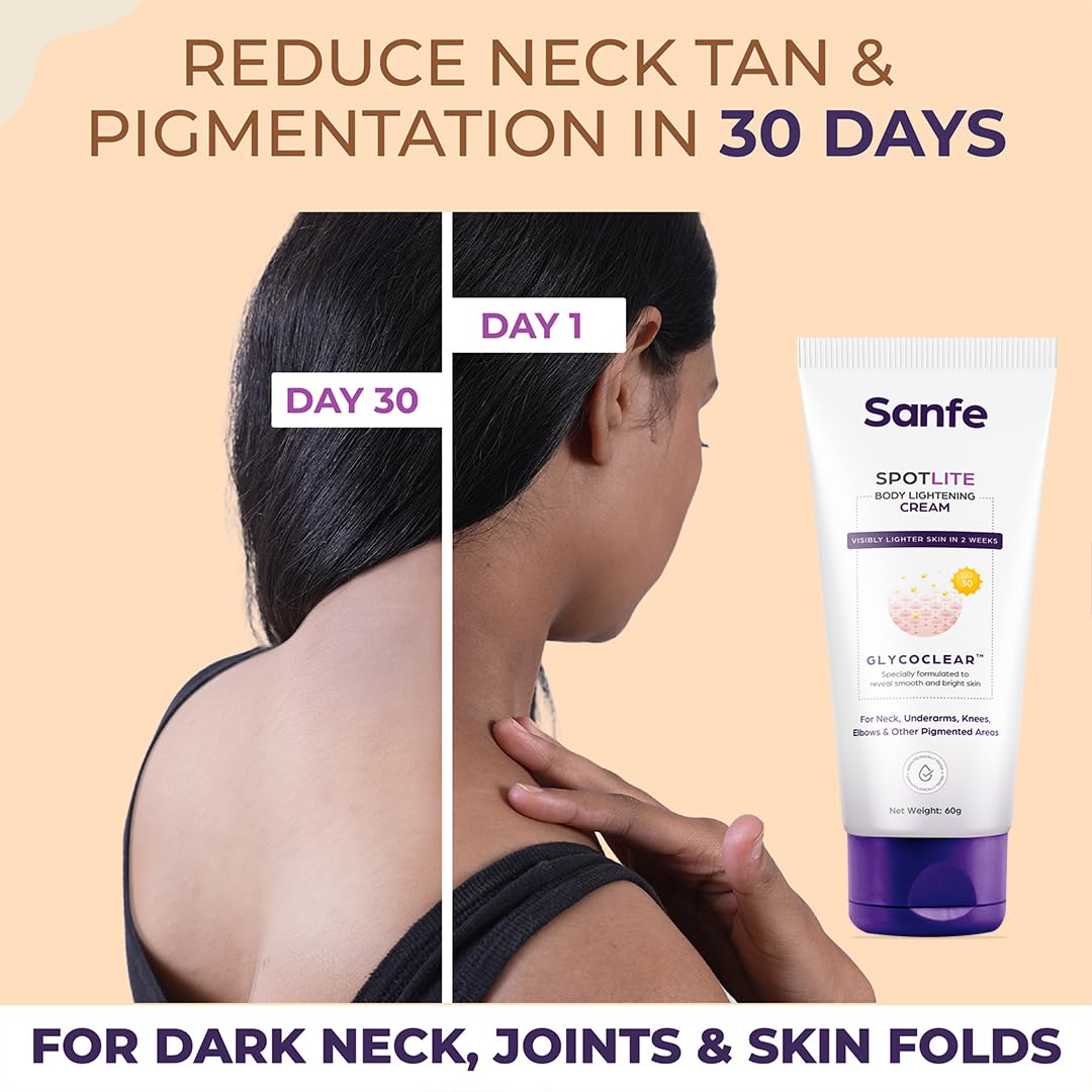 Sanfe Spotlite Body Kit | Lightens Overlooked Areas | Brightens Intimates | Non Toxic | 6 In 1 Glo Cream | Spotlite Serum