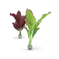 biOrb Silk Plant Set Medium Green & Purple Purple/Green