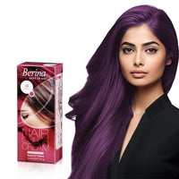 Berina Professional | Permanent Hair Color Cream | 60gm | A06 Violet | Long Lasting Color