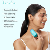 Earth Rhythm Cool Blue Deo Stick | Long Lasting, Anti perspirant, Aluminium Free, 24 Hr Freshness | Unisex - 30g