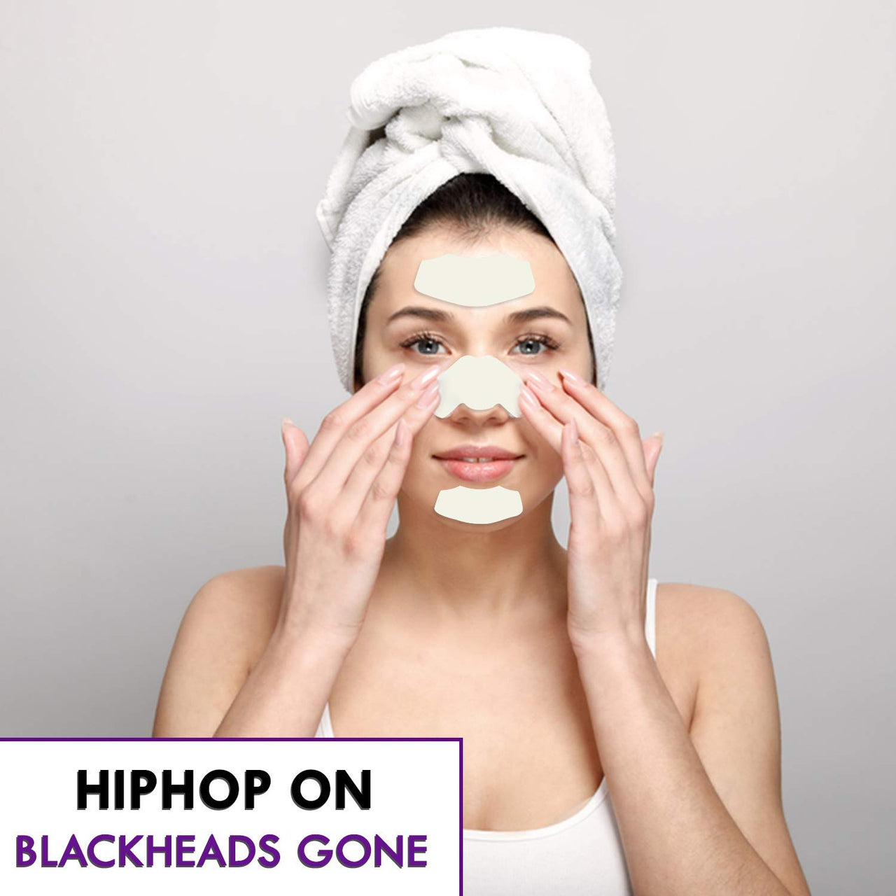 Hip Hop, Hiphop Skincare Cleansing Charcoal Forehead Nose And Chin Strips For Blackhead Removal And Pore Cleansing Total Strips, Aloe Vera, 6 Count