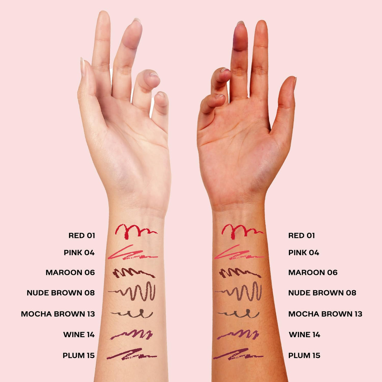 FACES CANADA Ultime Pro Lip Definer - Nude Brown, 0.35g | Rich & Creamy Texture | Matte Finish | Fuller & Brighter Lips | Easily Blendable | Highly Pigmented | Waterproof & Smudgeproof
