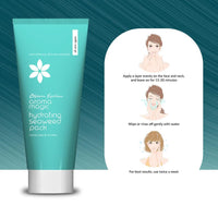 Aroma Magic Hydrating Seaweed Multi-use Face Pack| with lotus leaf, Vitamin C & E | For Instant Hydration| | Detoxify, Oxygenate & Delay Signs of Aging |for Men & Women |All Skin Types|100gm Pack of 1