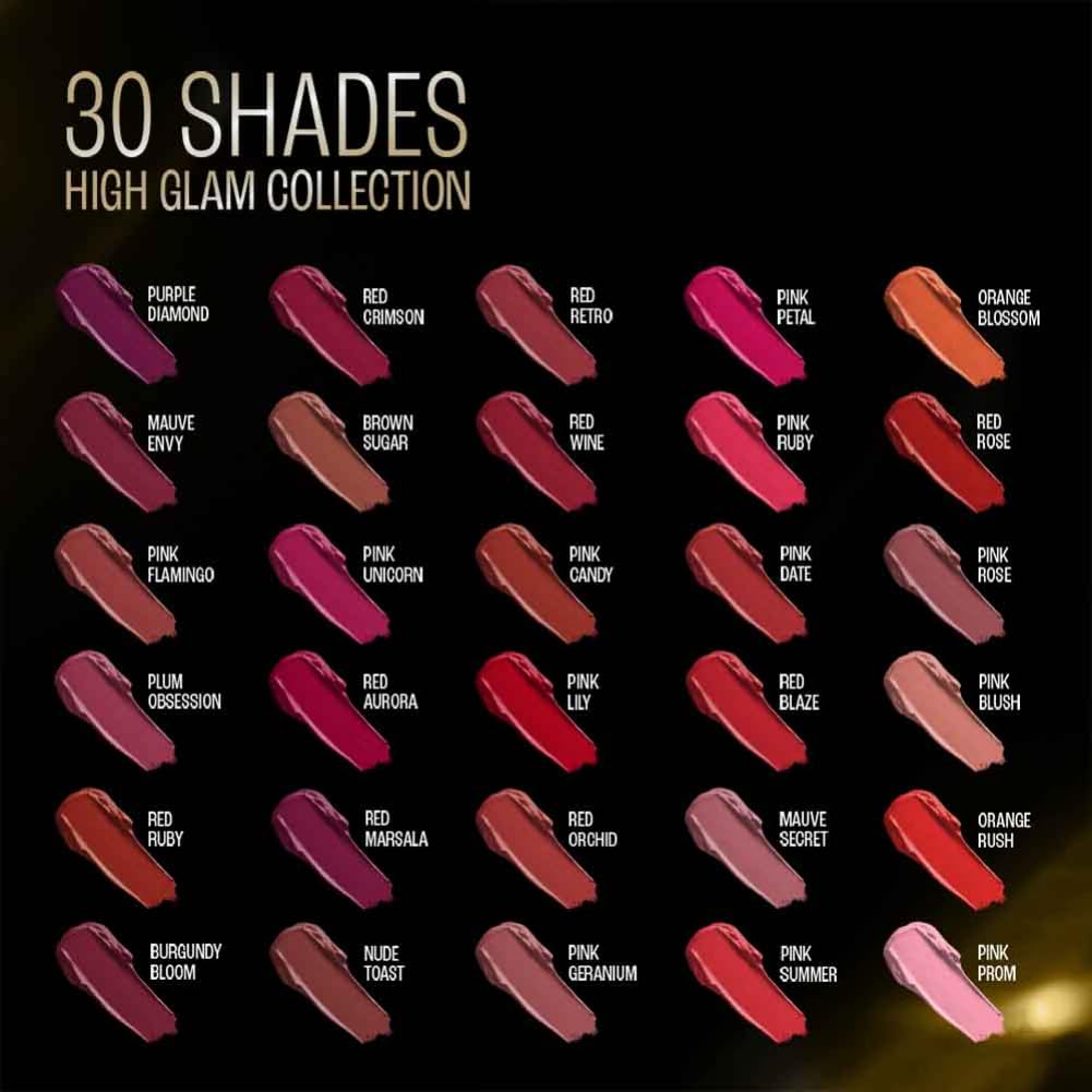 LAKMÉ Forever Matte Lipstick, Made With French Rose Oil Extracts, Burgundy Bloom, 4.5G