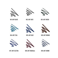 Colorbar Ultimate Eye Liner, Black, 1ml And Colorbar Just Smoky Kajal, Just Black, 1.2g