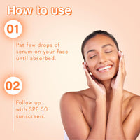 WishCare Super Bright Vitamin C Face Serum and Vitamin C Pure Glow Milk Sunscreen with SPF 50 PA+++(30ml + 50ml)