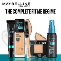 Maybelline New York Powder Foundation, Pressed Powder Compact, Mattifies Skin, Incl. Mirror and Applicator, Fit Me, 120 Classic Ivory, 8.5g