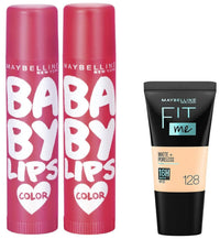 Maybelline New York Lip Balm & New York Liquid Foundation Combo, 2 Count, Multicolor