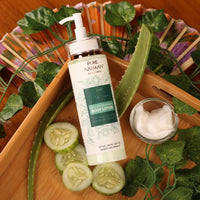 Pure Aatman Aloevera & Shea Butter Hydra Body Lotion 200 ml | 24 H Moisturization| Non Sticky Feel | With Goodness of Cucumber & Vitamin -E For Instant Hydration| For Men & Women