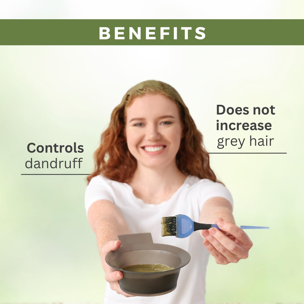 Vegetal Certified Organic and Herbal Henna Powder, for Natural Hair Coloring, Protects hair Damage from Chemical Hair Color - 100g