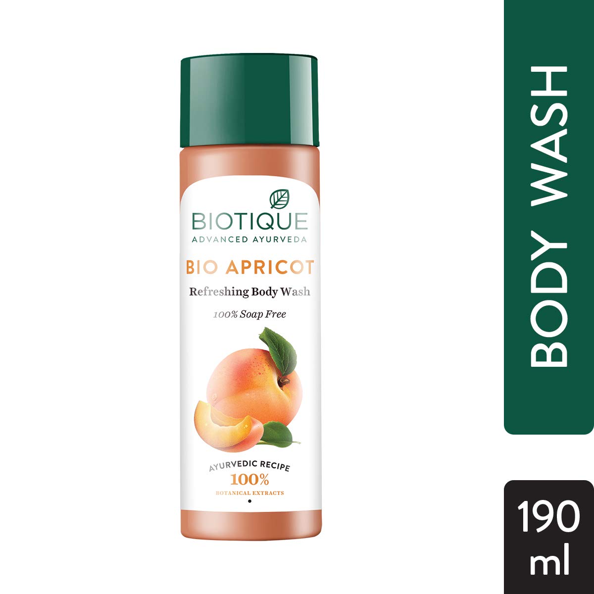 Biotique Bio Kelp Protein Shampoo for Falling Hair Intensive Hair Regrowth Treatment, 340ml & Biotique Bio Apricot Refreshing Body Wash, 190ml