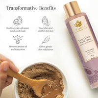Shankara Deep Cleanse Facial Ubtan with Papaya & Red Sandalwood For Hydrating & Soothing Cleanser - (60g)