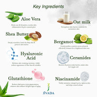 Jivada Hydrating Moisturizer with Glutathione & HA | Protects Skin Barrier | Niacinamide & Ceramides|Hydrated Skin |All Skin Types | For Women & Men | Sulphate & Paraben Free | 50g