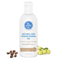 The MomsCo The Moms Co Natural Hair Strengthening Oil - Controls Hairfall With Amla Oil, Bhringraj Oil, Coffee Oil, Tea Tree Oil 20 ML