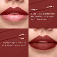 C2P Pro Liquid Lipstick Waterproof Matte Orange Lipsticks for Women | Long Lasting Smudge Proof | Infused with Argan Oil, Vitamin E | Cruelty Free, Vegan - Celeb Secret (Liquid Lipstick Samantha, 2 ml)