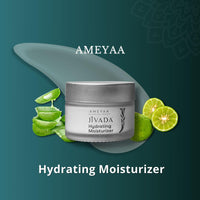 Jivada Hydrating Moisturizer with Glutathione & HA | Protects Skin Barrier | Niacinamide & Ceramides|Hydrated Skin |All Skin Types | For Women & Men | Sulphate & Paraben Free | 50g