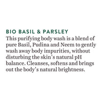 Biotique Basil & Parsley Revitalizing Body Wash | Soften Skin | Provides Natural Brightness | Deeply Cleanses | 100% Botanical Extracts | Suitable for All Skin Types | 200ml