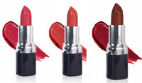 Barva Natural & Moisturising Lipsticks made using Pure Ghee, Kokum butter and Mineral Colours, 4.3g (Passion + Rose Damask + Fuchsia)