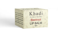 khadi Natural Herbal Beetroot Lip Balm For Dry Damaged And Chapped Lips |Moisturizer Lip Balm Enriched with Essential Oils (Paraben-free) - 8 gm