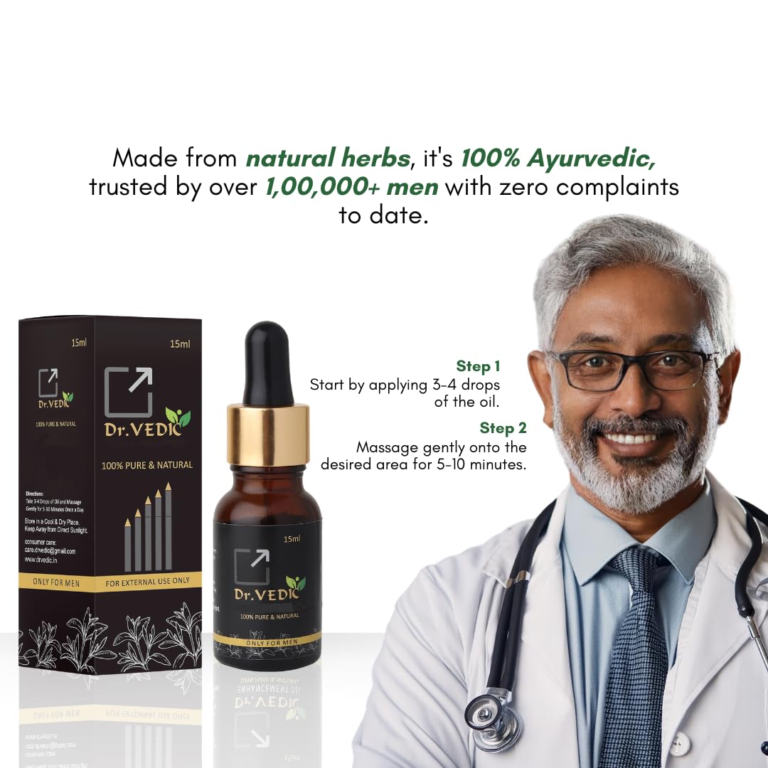 Dr Vedic 100% Pure & Natural Oil 15 ML