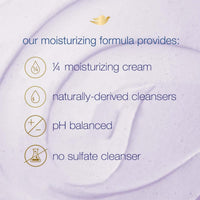 Dove Exfoliating Body Polish Scrub with Crushed Lavender & Coconut Milk for Dry Skin, Gently Exfoliates & Removes Dead Skin, Naturally Derived Ingredients, Sulfate-Free, Soothing Scent, 298 g