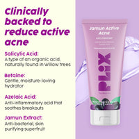 The Plant Fix Plix Jamun Face Wash and Acne Marks Serum Combo(100ML + 30ML) For Acne spots & Oil Control, For Breakouts | Oily & Acne Prone Skin | Women & Men
