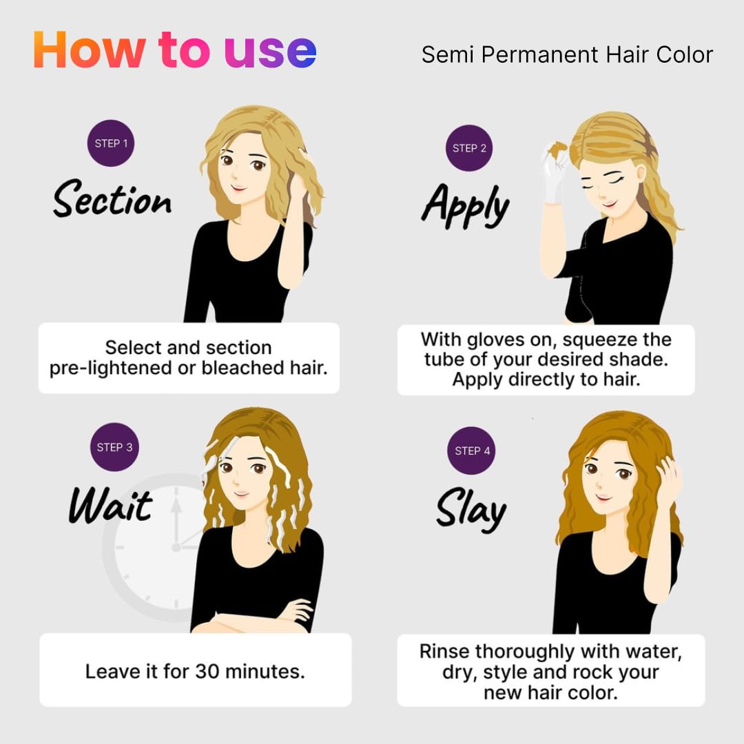 2.Oh! Italian- Caramel Brown Hair Color For Women & Men | Ammonia-Free DIY Semi Permanent Hair Color | Enriched with Argan Oil | Lasts upto 4-5 Washes