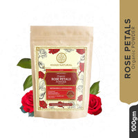KHADI NATURAL Organic Powder Pack of 2 (Rose Petals + Mulethi) (Net Qt. 2x100) 200gm