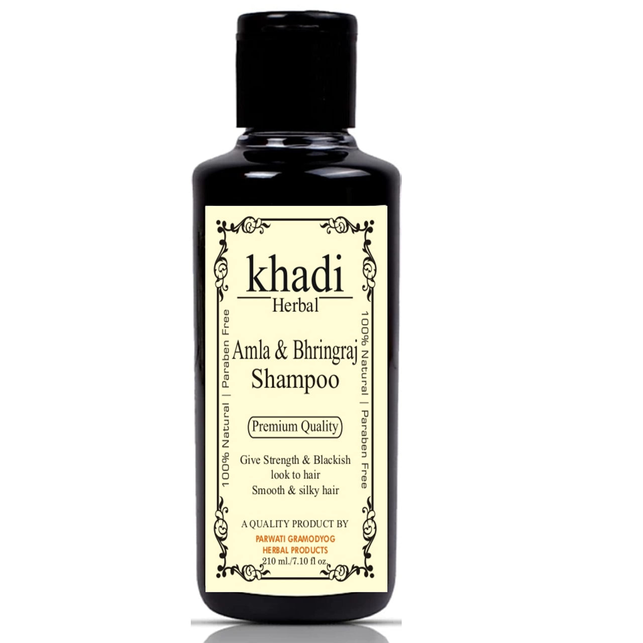 Herbigiri Herbal Amla and Bhringraj Shampoo Strengthens Hair Parabens Free Silicon Free Herbigiri Herbal Shampoo (210 ML)