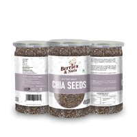 Berries And Nuts Pumpkin, Sunflower & Chia Seeds Combo | Pumpkin Seeds 200 Grams, Sunflower Seed 200 Grams & Chia Seed 250 Grams