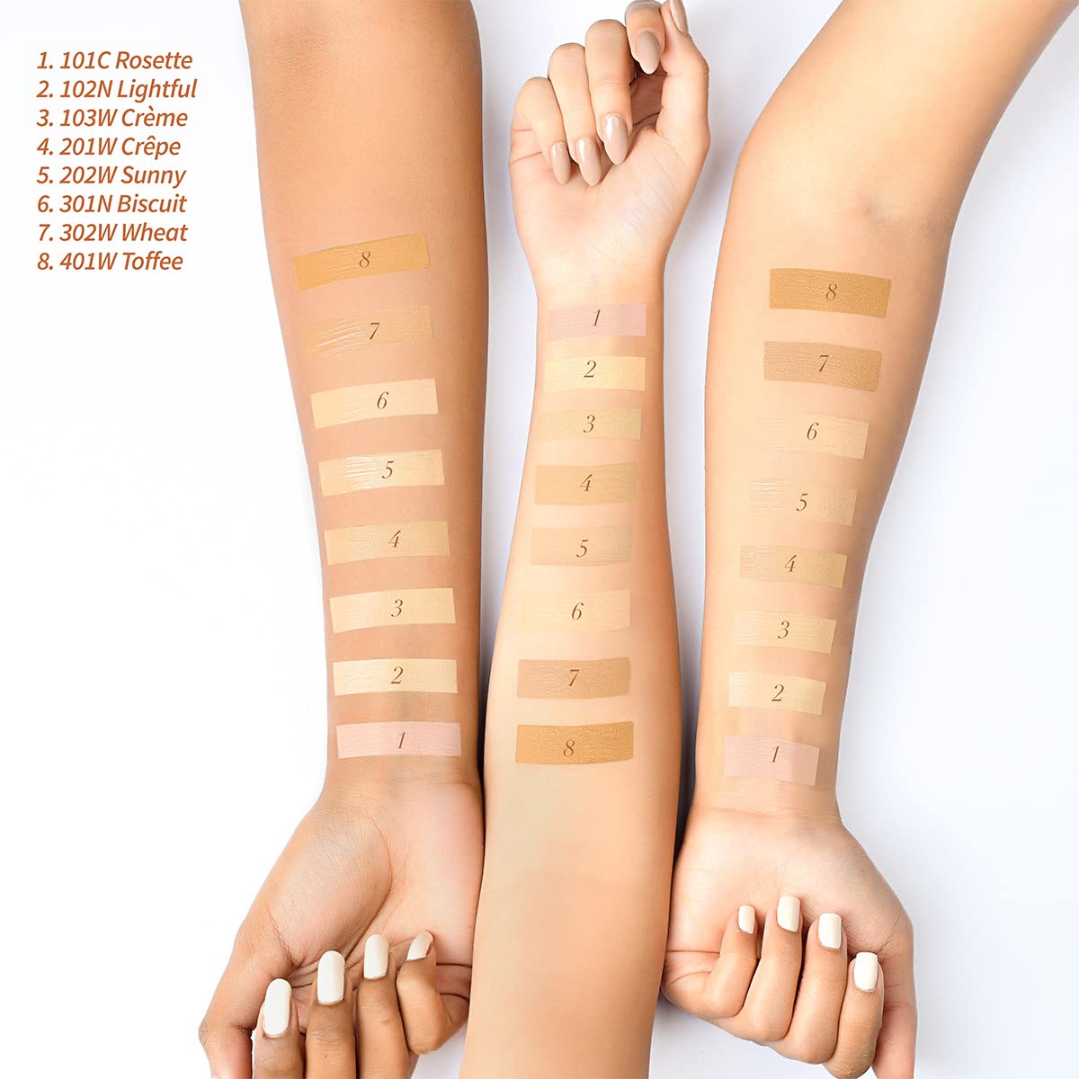 MyGlamm Super Serum Foundation - 201W Crepe, 33 Gm | Liquid Foundation With Hyaluronic Acid | 8 Hr+ Long Lasting & Hydrating Foundation With Spf 30 - Full, Matte, All Skin Type