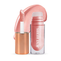 Just Herbs Glaze Rose Nectar Ultra Radiance | Ultra Shimmery Shine | Long Stay | Mess Free | Dewy Finish with Shea Butter and Aloe Vera Liquid Highlighter | All Skin Types | For Women 6g