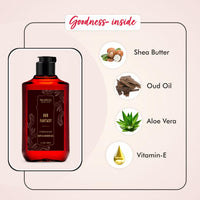 THE LOVE CO. Oud Fantasy Body Wash | Nourishing and Hydrating Formula for Silky Smooth Skin | For Fragrant and Rejuvenating Shower Experience | 50Ml