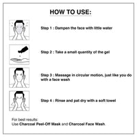 The Man Company Activated Charcoal Tan Removal Cleansing Gel for Oil Control & Glowing Skin | Black Pepper & Bergamot | 100ml