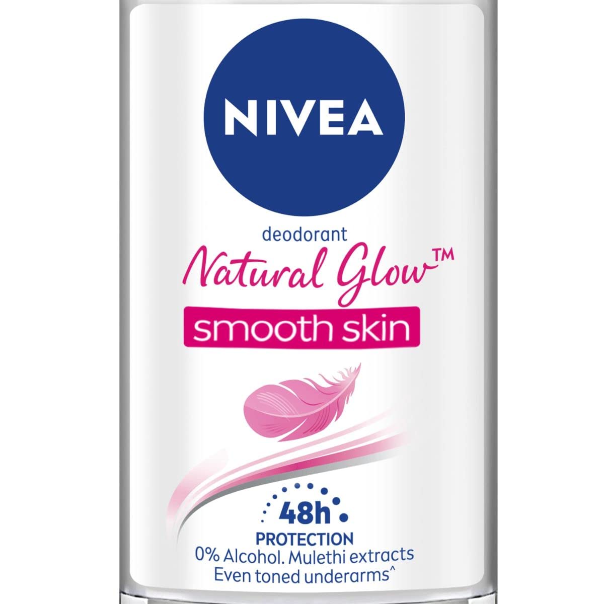 NIVEA Natural Glow Smooth Skin Deodorant Roll On for Women, 50ml (originally Whitening Smooth Skin) (Pack of 2)