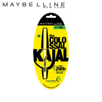 Maybelline New York Colossal Matte Pencil Kajal, Black, 0.35g And New York Hypercurl Mascara Washable, Black, 9.2ml