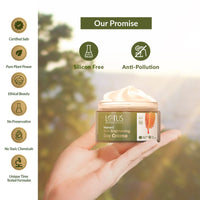 Lotus Botanicals Vitamin C Skin Brightening Day Cream | 100x Vitamin C | Glowing, Radiant and Bright Skin | Hydrating and Moisturising | Sun Protection with SPF 25 PA+++ | No Toxic Chemicals | 50g