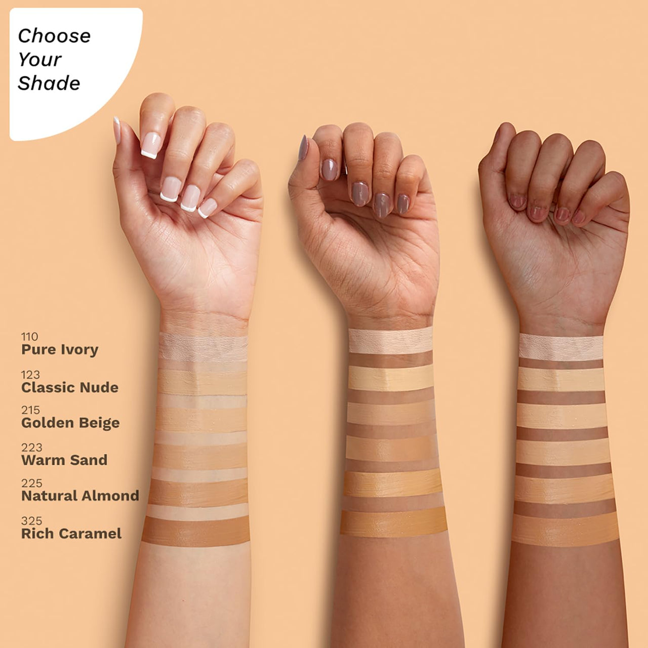 Pilgrim Medium Warm Sand Serum Liquid Foundation, Matte & Poreless,30 ml | Foundation for face make up infused | Water-Resistant, All Day Coverage| All Skin Types